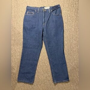 Carhartt Relaxed Fit Jeans Mens 38x30 blue Cotton Durable Heavy Work 381-83